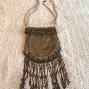 Sharmark Las Vegas Beaded Drawstring Bucket Bag